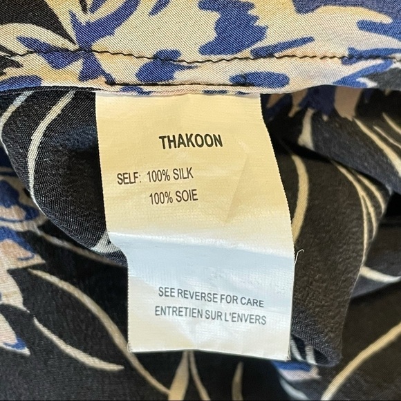 Thakoon 100% Silk Floral Sleeveless Layered Dress - Picture 5 of 7